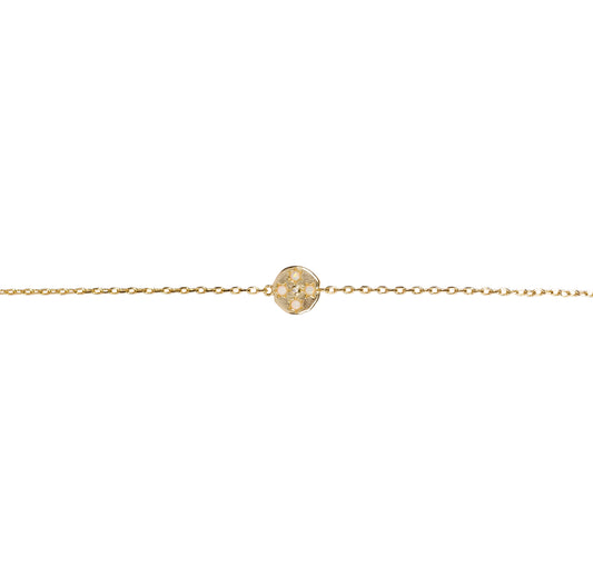 Sunlight Goldplated Armband Vier Opaal Sterren