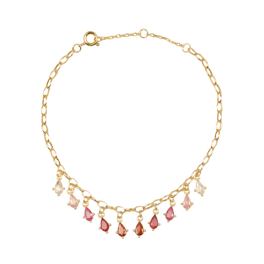 Sunlight Goldplated Armband Zirkonia Ombre