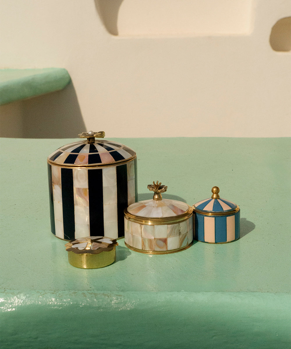Zoey Circus Box Large Navy