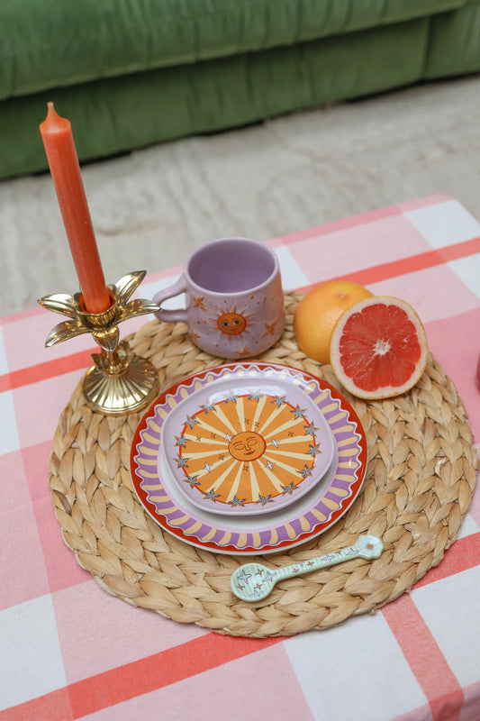 Serveerbord Lila Zon met Sterren