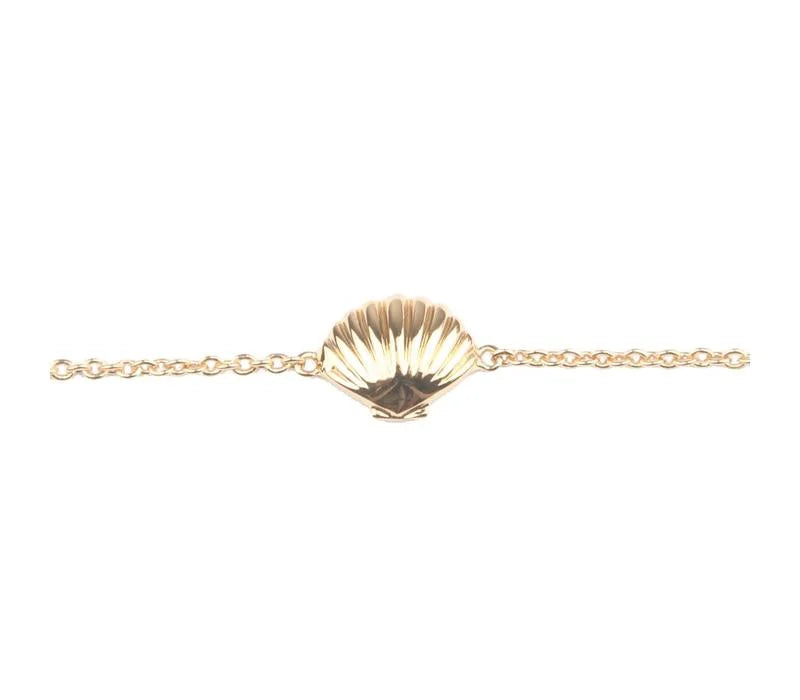 Souvenir Goldplated Armband Zeeschelp
