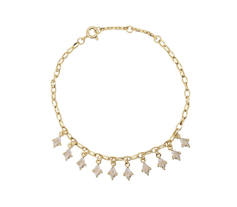 Sunlight Goldplated Armband Zirkonia Ombre
