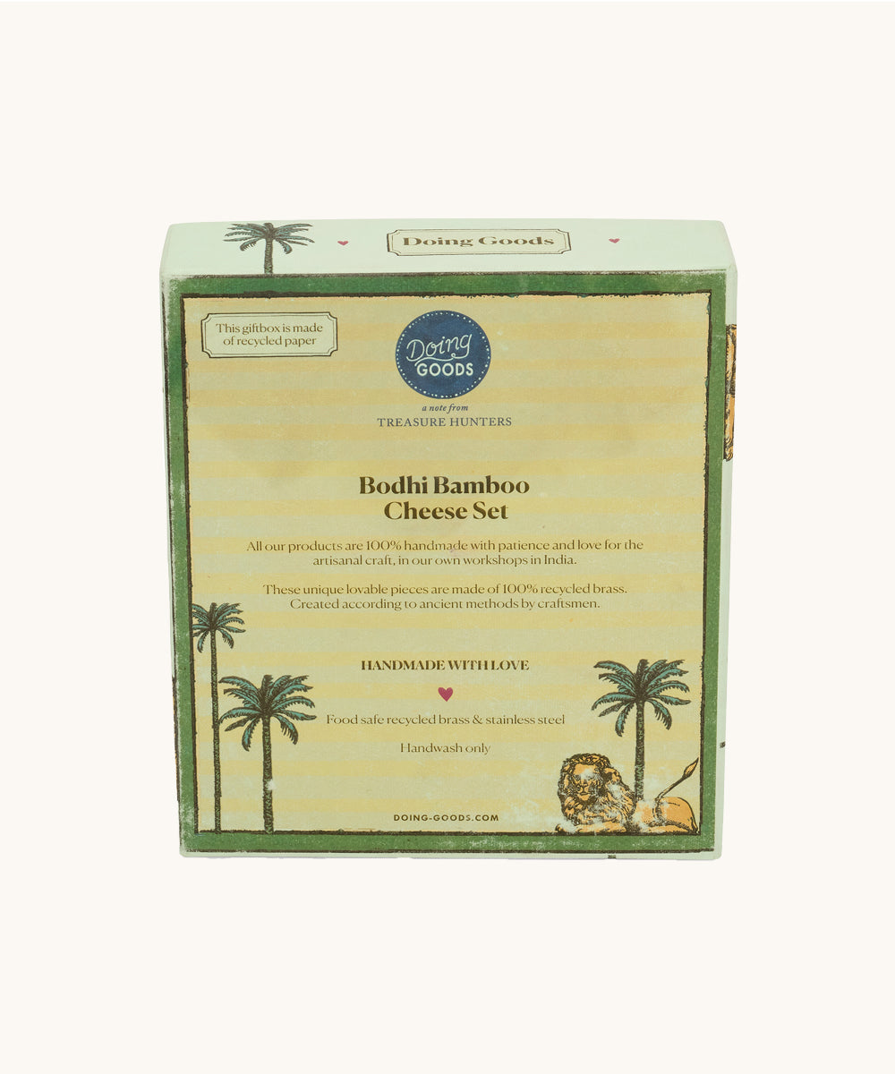 Bodhi Bamboo Kaasmesjes Set (in cadeaubox)
