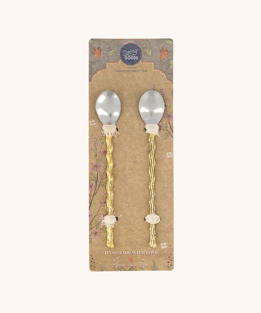 Wavy Theelepel Set