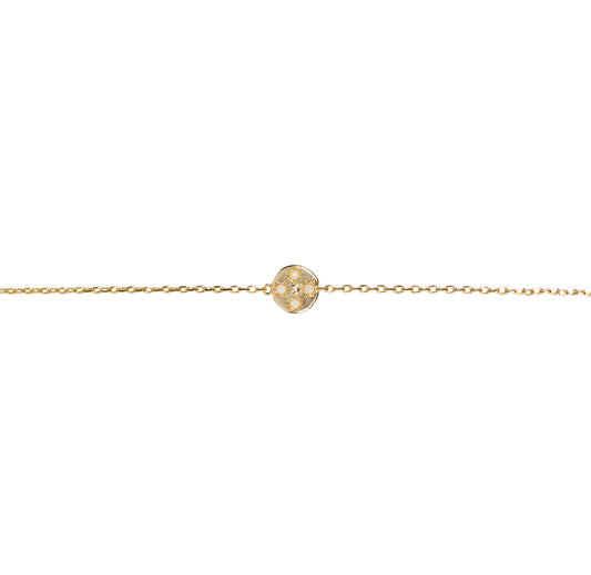 Sunlight Goldplated Armband Vier Opaal Sterren