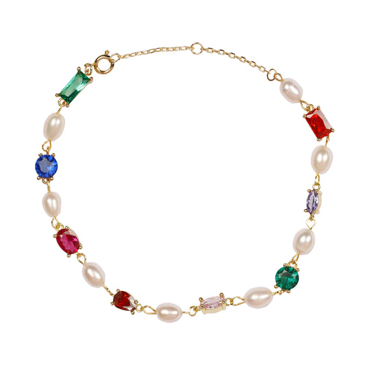 Sunlight Goldplated Armband Parel Bedel Multi