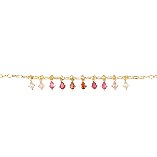 Sunlight Goldplated Armband Zirkonia Ombre