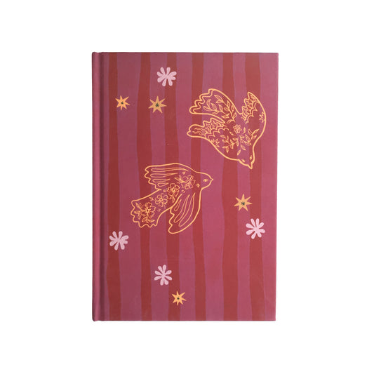 Notitieboekje Linnen Vogels